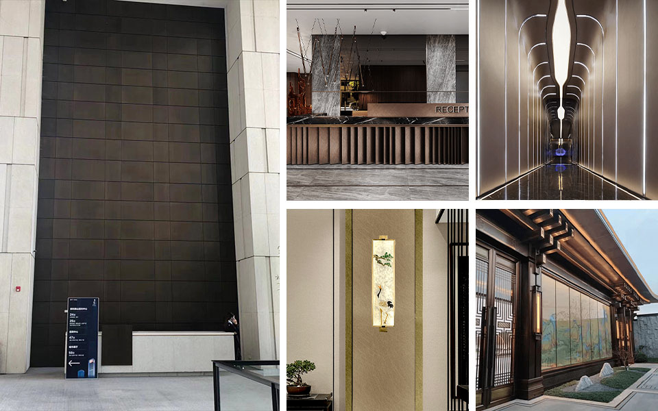 Copper plated stainless steel sheet: the new style of building decoration