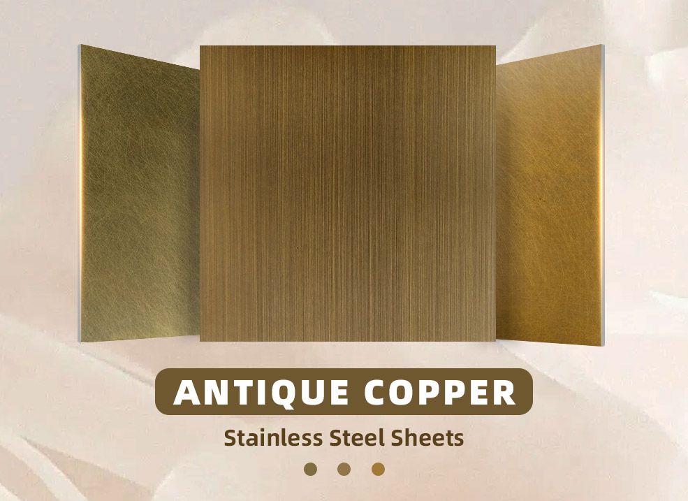 antique copper stainless steel sheets